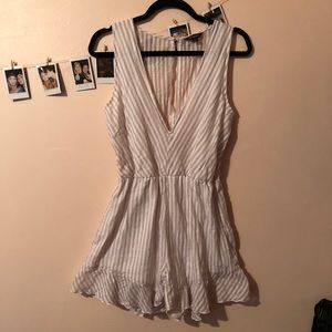 Striped romper